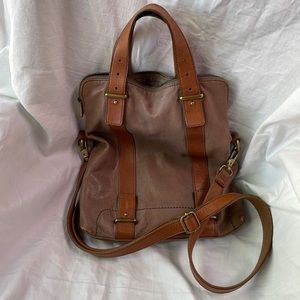 Fossil Bag crossbody, top handle, beautiful soft leather, adjustable strap